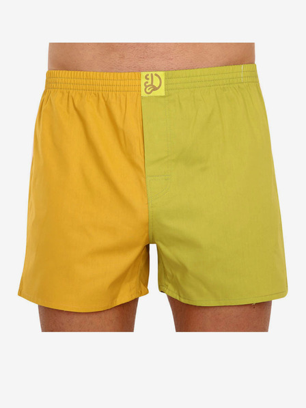 Dedoles Gelbe und grüne Dedoles-Shorts für Männer