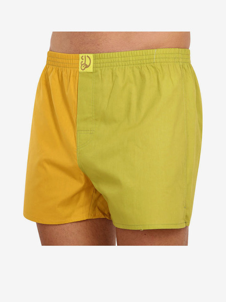 Dedoles Gelbe und grüne Dedoles-Shorts für Männer