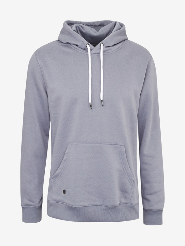 Ombre Clothing Grau Herren Basic Hoodie Ombre Kleidung