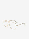 VEYREY Randbrille mit klaren Gläsern in Gold VeyRey Miles