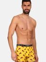 Lee Cooper Fünfer-Set gemusterter Herren-Boxershorts in Gelb, Schwarz und Blau von Lee Cooper