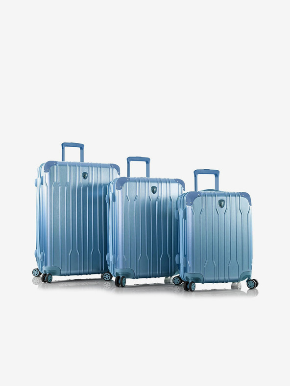 Heys Set aus drei blauen Heys Xtrak Reisekoffern S,M,L