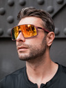 VEYREY Rote polarisierende Unisex-Sonnenbrille VeyRey Maltinius