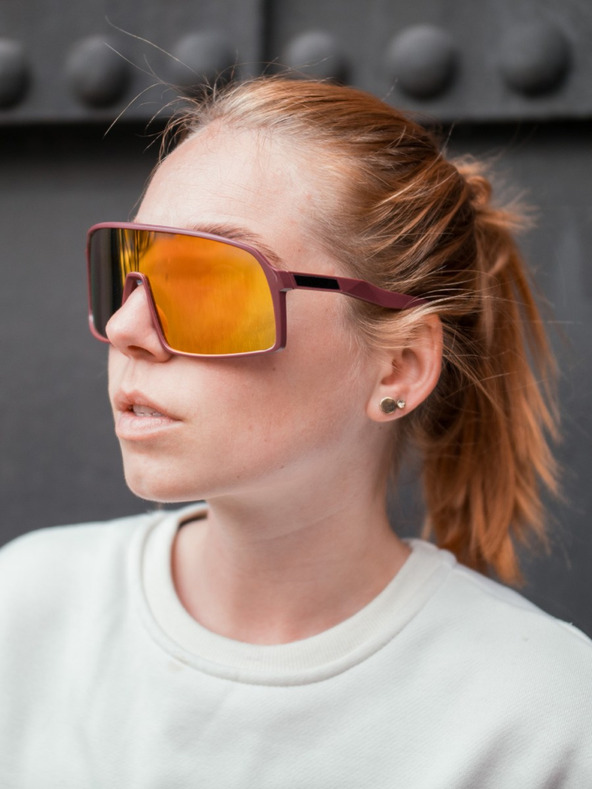 VEYREY Rote polarisierende Unisex-Sonnenbrille VeyRey Maltinius