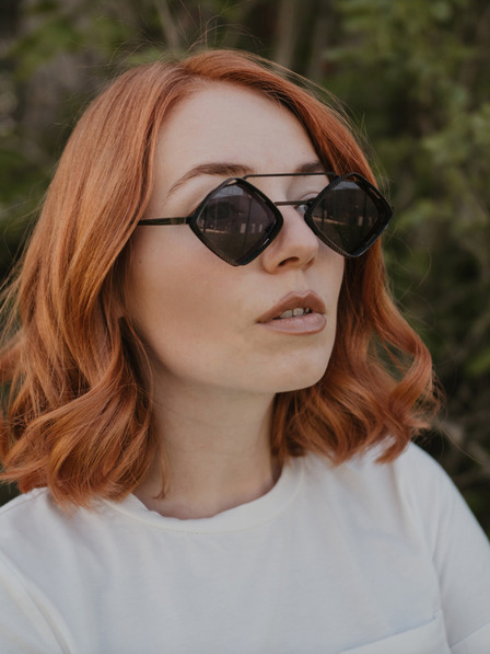 VEYREY Schwarze unisex VeyRey Aeltimpion Sonnenbrille