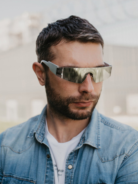 VEYREY Weiße Unisex-Sonnenbrille VeyRey Ageon