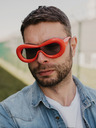 VEYREY Rote Unisex-Sonnenbrille VeyRey Sumphreon