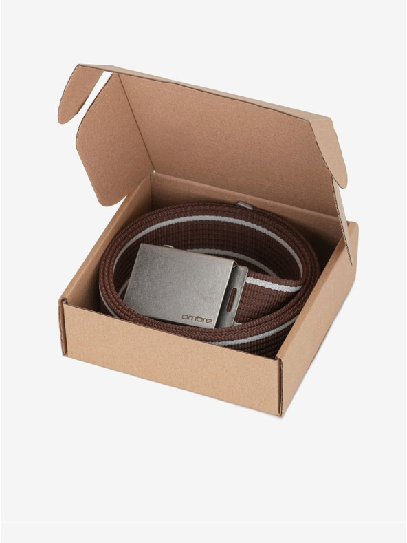 Ombre Clothing Brauner Herrengürtel Ombre Clothing