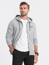 Ombre Clothing Hellgrauer Herren Hoodie Ombre Clothing