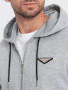 Ombre Clothing Hellgrauer Herren Hoodie Ombre Clothing
