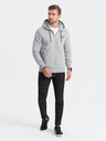 Ombre Clothing Hellgrauer Herren Hoodie Ombre Clothing