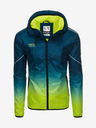 Ombre Clothing Grüne und petrolfarbene Herren-Sportjacke von Ombre Clothing