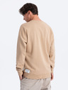 Ombre Clothing Weiß-beiges Herren-Sweatshirt Ombre Clothing