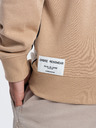 Ombre Clothing Weiß-beiges Herren-Sweatshirt Ombre Clothing