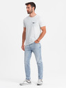 Ombre Clothing Hellgraues Herren-T-Shirt mit Tasche Ombre Clothing