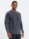 Ombre Clothing Blaues Herren Vintage T-Shirt Ombre Clothing
