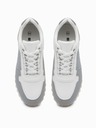 Ombre Clothing Weiße und graue Herren-Turnschuhe Ombre Clothing