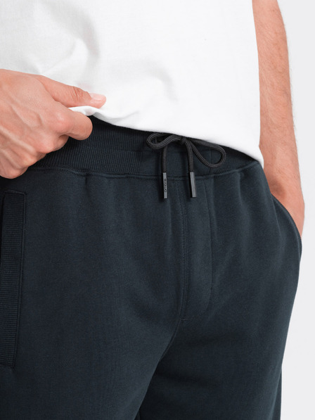 Ombre Clothing Schwarze Herren-Trainingsanzug-Shorts Ombre Clothing