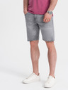 Ombre Clothing Graue Herren Denim Shorts Ombre Kleidung