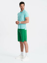 Ombre Clothing Mintfarbenes Herren-Poloshirt Ombre Clothing