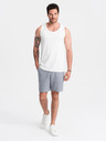 Ombre Clothing Weißes Herren Tank Top aus Baumwolle Ombre Clothing