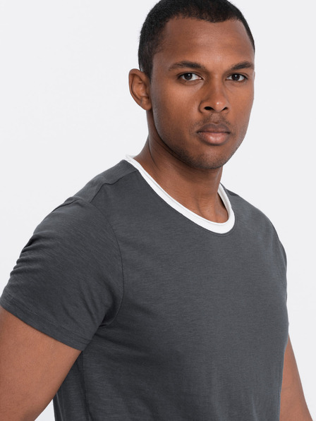 Ombre Clothing Grau Herren T-Shirt Ombre Kleidung