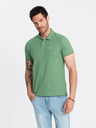 Ombre Clothing Grünes Herren-Poloshirt Basic Ombre Clothing