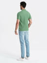 Ombre Clothing Grünes Herren-Poloshirt Basic Ombre Clothing