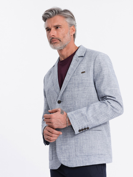 Ombre Clothing Hellblauer Herren-Blazer Ombre Clothing