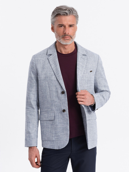 Ombre Clothing Hellblauer Herren-Blazer Ombre Clothing