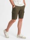 Ombre Clothing |Grüne Herren Cargo Shorts Ombre Clothing