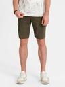 Ombre Clothing |Grüne Herren Cargo Shorts Ombre Clothing