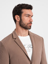 Ombre Clothing Beige Herren Blazer mit Taschen Ombre Clothing