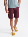 Ombre Clothing Burgunderfarbene Herren-Trainingsanzug-Shorts Ombre Clothing