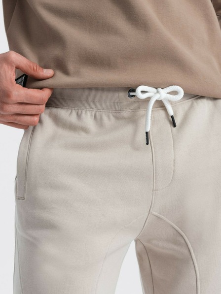 Ombre Clothing Beige Herren Jogginghosen Ombre Clothing