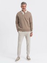Ombre Clothing Beige Herren Jogginghosen Ombre Clothing