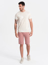 Ombre Clothing Rosa Herren-Trainingsanzug-Shorts Ombre Clothing