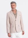Ombre Clothing Beigefarbener Herren-Blazer Ombre Clothing