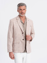 Ombre Clothing Beigefarbener Herren-Blazer Ombre Clothing