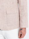Ombre Clothing Beigefarbener Herren-Blazer Ombre Clothing
