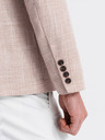 Ombre Clothing Beigefarbener Herren-Blazer Ombre Clothing