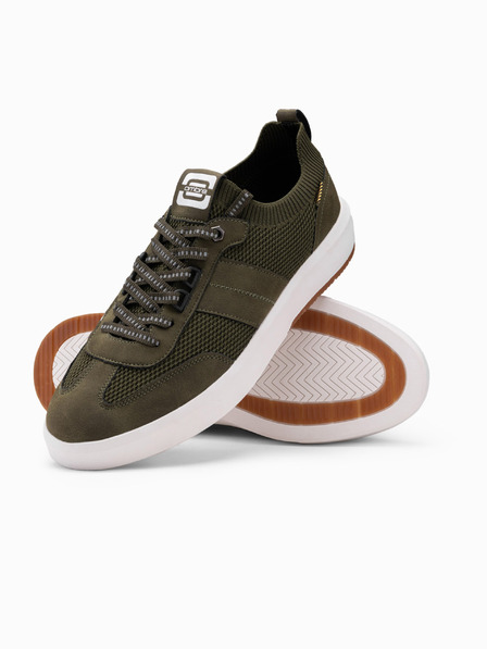 Ombre Clothing Grüne Herren-Turnschuhe Ombre Clothing