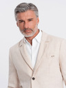 Ombre Clothing Cremefarbener Herren Blazer Ombre Clothing