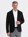 Ombre Clothing Schwarzer Herrenblazer mit Taschen Ombre Clothing