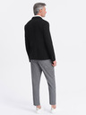 Ombre Clothing Schwarzer Herrenblazer mit Taschen Ombre Clothing