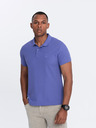 Ombre Clothing Lila Herren-Poloshirt Ombre Clothing