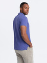 Ombre Clothing Lila Herren-Poloshirt Ombre Clothing