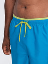 Ombre Clothing Blaue gerippte Herren-Badebekleidung Ombre Clothing