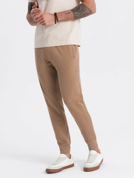 Ombre Clothing Braune Herren-Jogginghose Ombre Clothing
