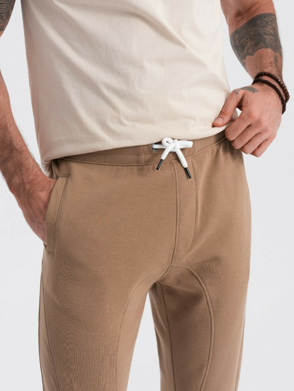 Ombre Clothing Braune Herren-Jogginghose Ombre Clothing